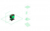 Лазерный уровень AMO LN 360 GREEN 